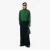 Runway Regular Fit Baskılı Saten Gömlek