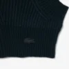 Runway Rib Örgü Keçe Yün Balaclava
