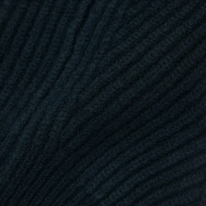 Runway Rib Örgü Keçe Yün Balaclava