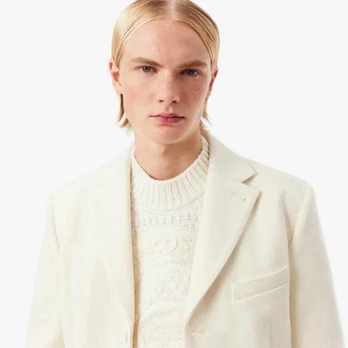 Runway Saf Yeni Yün Blazer