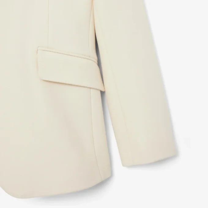 Runway Saf Yeni Yün Blazer