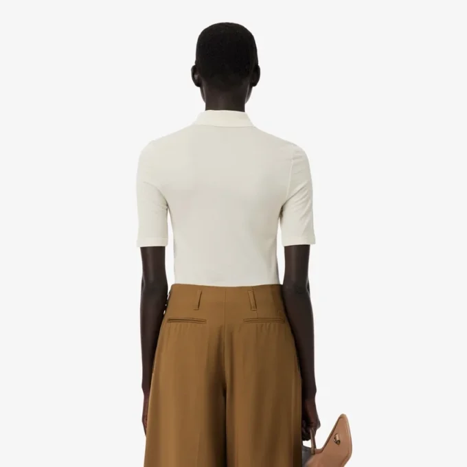 Runway Slim Fit İpek Mini-Piqua Polo Tişört
