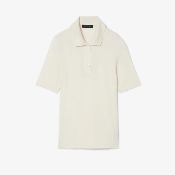 Runway Slim Fit İpek Mini-Piqua Polo Tişört