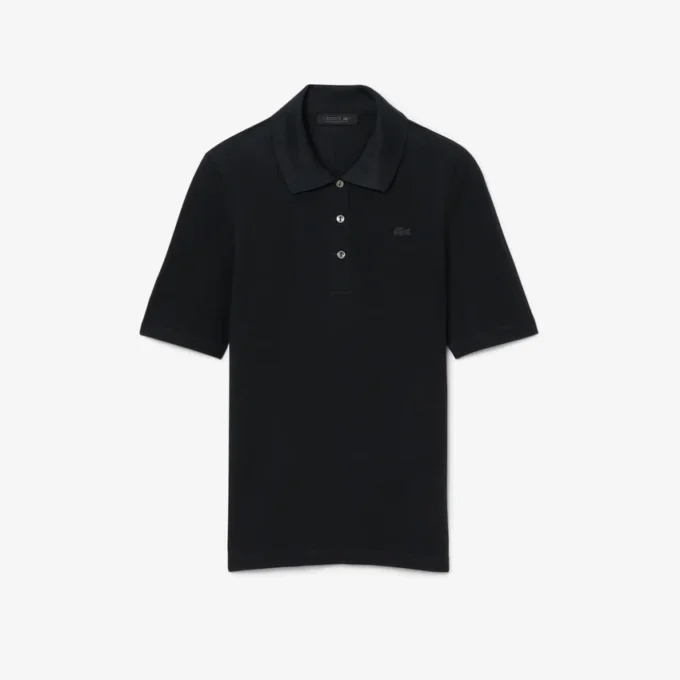 Runway Slim Fit İpek Mini-Piqua Polo Tişört