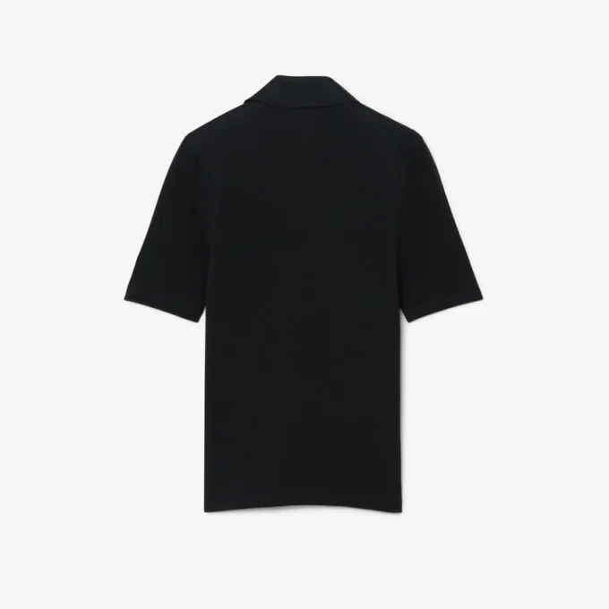 Runway Slim Fit İpek Mini-Piqua Polo Tişört