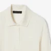 Runway Slim Fit Uzun Kollu İpek Polo Tişört