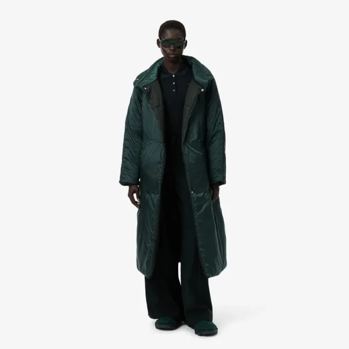 Runway Uzun Iridescent Puffed Ceket
