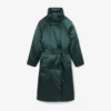 Runway Uzun Iridescent Puffed Ceket