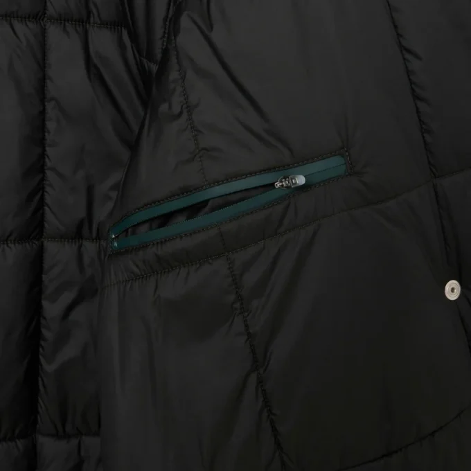 Runway Uzun Iridescent Puffed Ceket