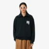Runway Yüksek Yakalı Fermuarlı Rozetli Sweatshirt
