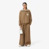 Runway Yüksek Yakalı Fermuarlı Rozetli Sweatshirt