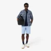 Slim Fit Gingham Desenli Streç Poplin Gömlek