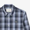 Slim Fit Gingham Desenli Streç Poplin Gömlek