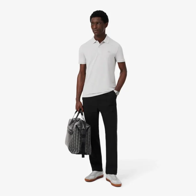Slim Fit Markalı Piqua Polo Tişörtü