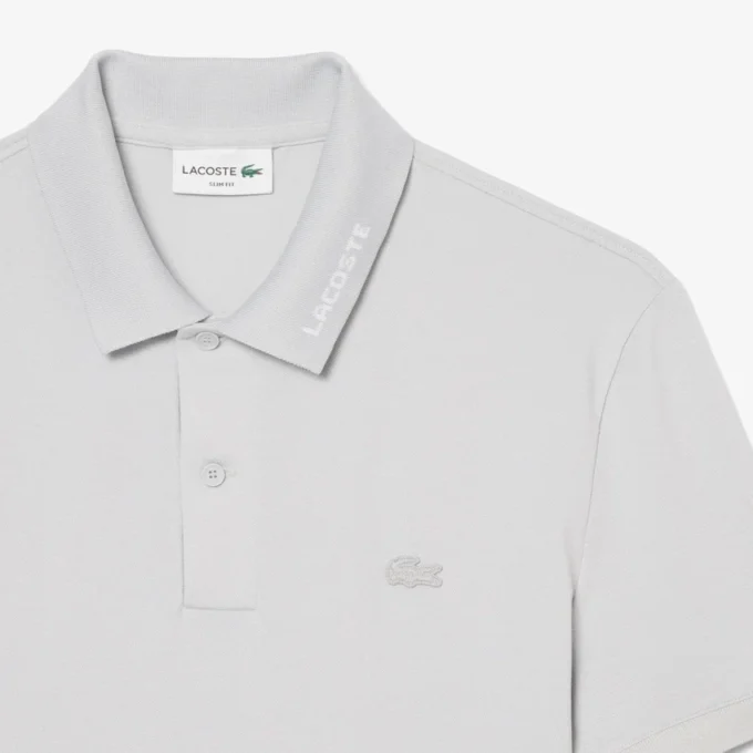 Slim Fit Markalı Piqua Polo Tişörtü