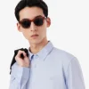 Slim Fit Pamuk Karışımlı Gömlek