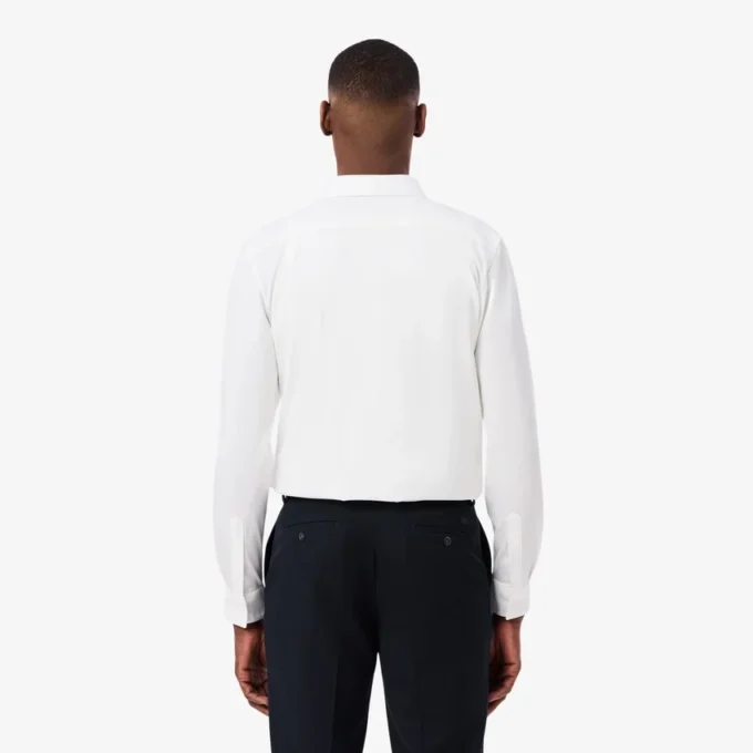 Slim Fit Pamuk Karışımlı Gömlek
