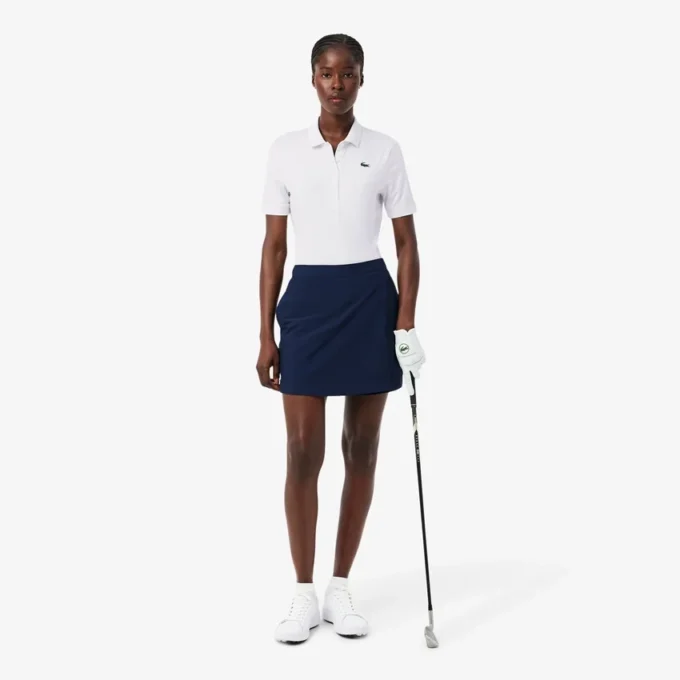 Slim Fit UV Koruyucu Streç Golf Polo Tişört
