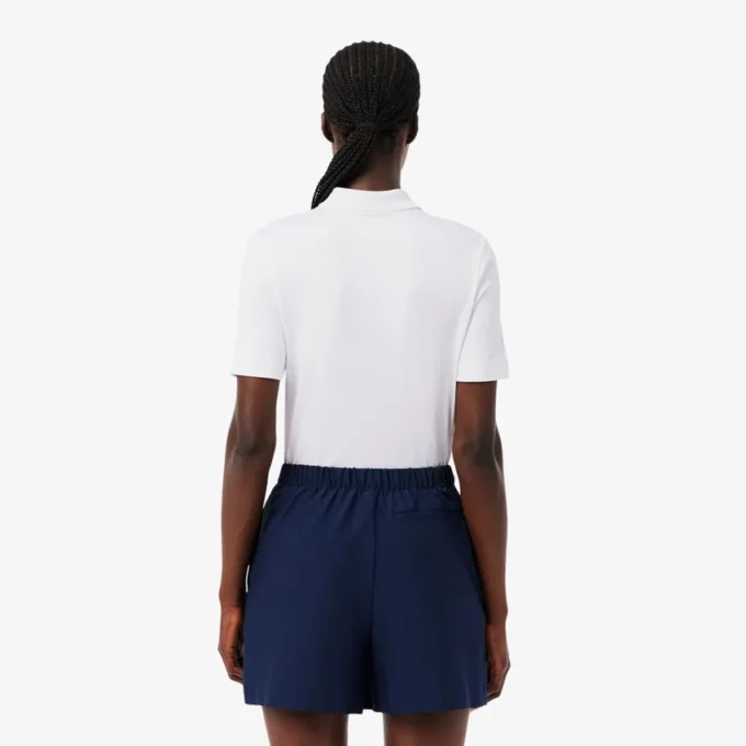 Slim Fit UV Koruyucu Streç Golf Polo Tişört