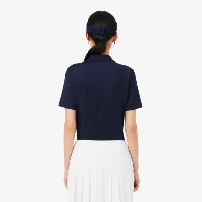 Slim Fit UV Koruyucu Streç Golf Polo Tişört
