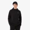 Spor Streç Fermuarlı Kapüşonlu Sweatshirt