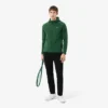 Spor Streç Fermuarlı Kapüşonlu Sweatshirt