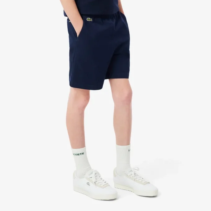 Streç Pamuklu Twill Chino Şort
