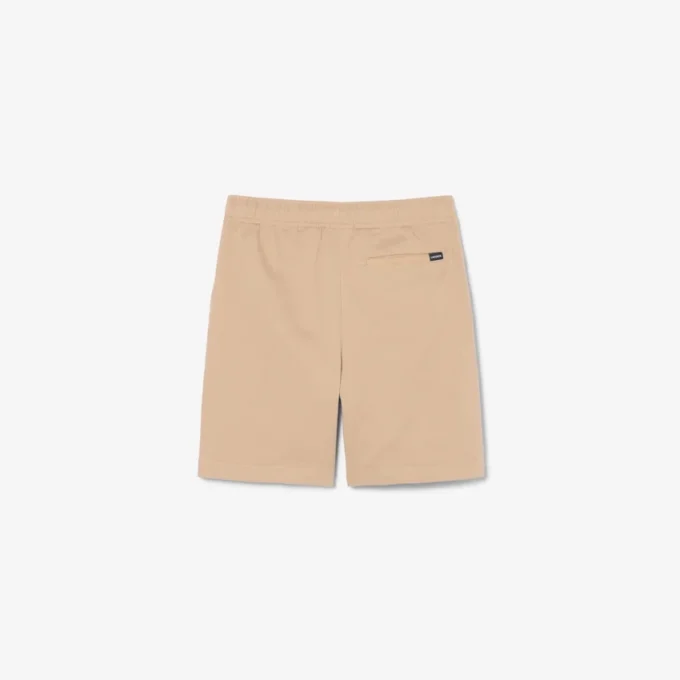 Streç Pamuklu Twill Chino Şort