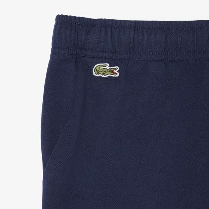 Streç Pamuklu Twill Chino Şort