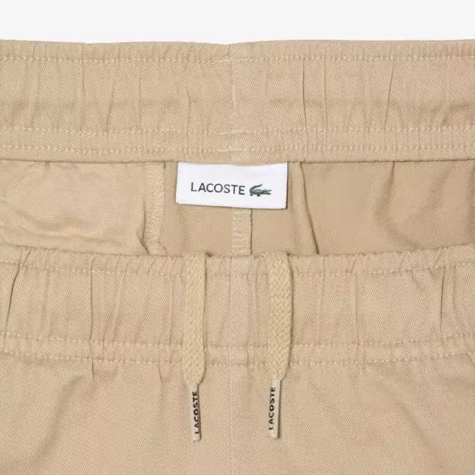 Streç Pamuklu Twill Chino Şort