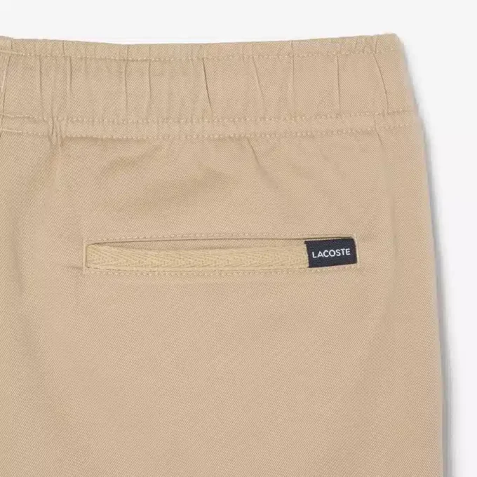 Streç Pamuklu Twill Chino Şort