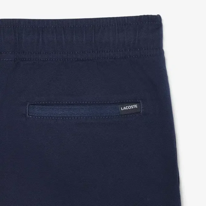 Streç Pamuklu Twill Chino Şort