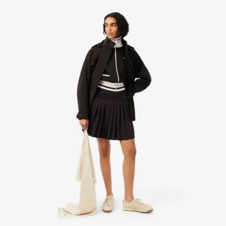 Stretch Piqua Pileli Polo Tişört Elbise
