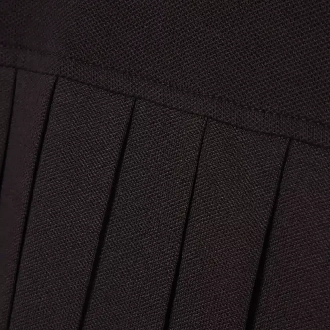 Stretch Piqua Pileli Polo Tişört Elbise