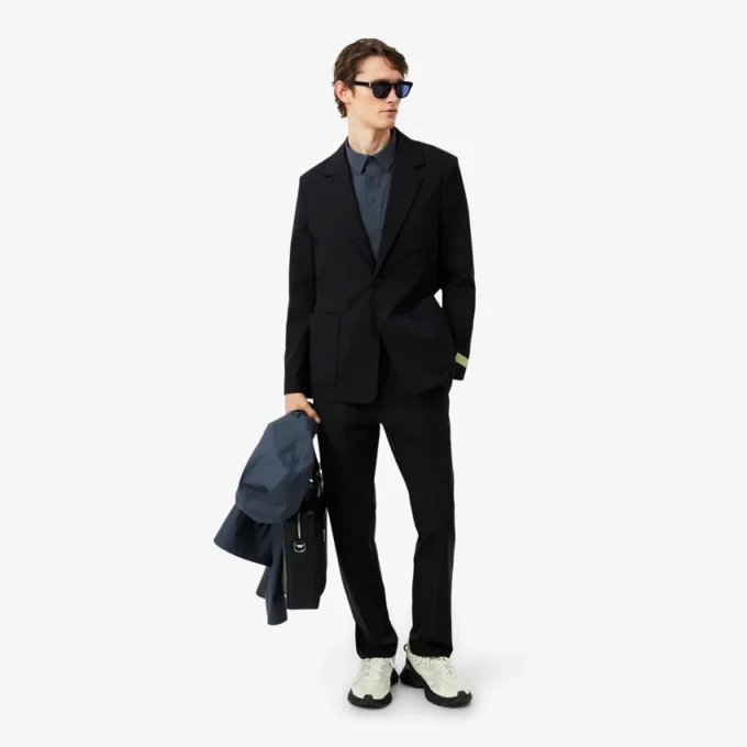 Su Geçirmez Streç Teknik Blazer