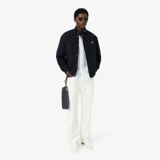 Su Geçirmez Twill Harrington Ceket