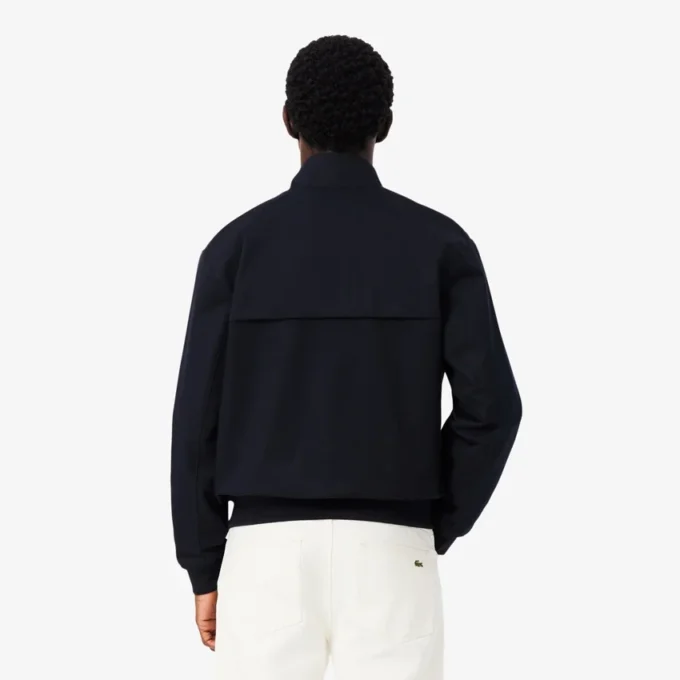 Su Geçirmez Twill Harrington Ceket