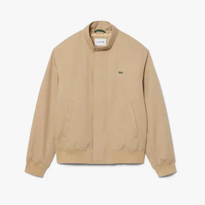 Su Geçirmez Twill Harrington Ceket