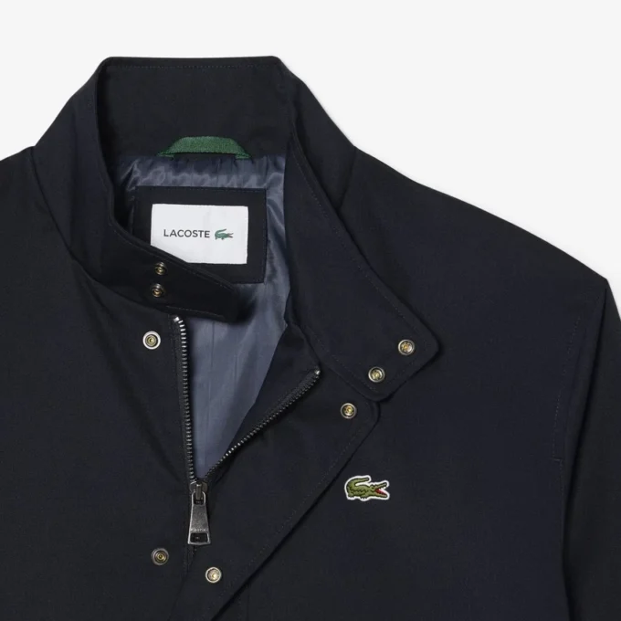 Su Geçirmez Twill Harrington Ceket