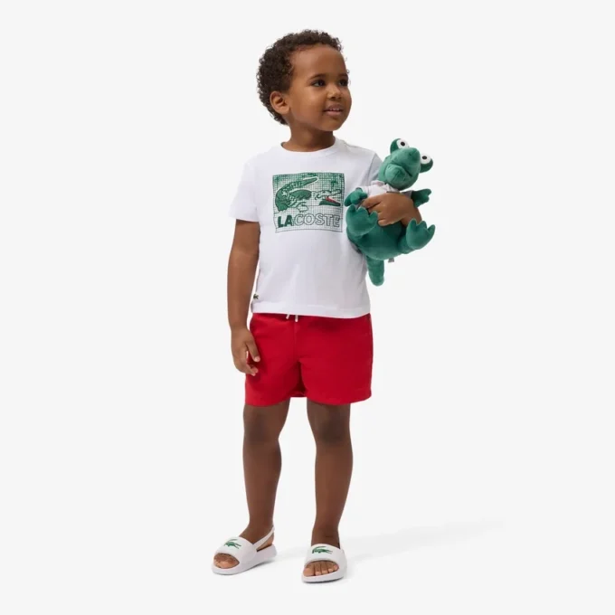 Tek Renkli Astarlı Plaj Giyim Bokseri