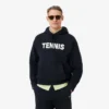 Tenis Desenli Kapüşonlu Sweatshirt