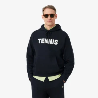 Tenis Desenli Kapüşonlu Sweatshirt