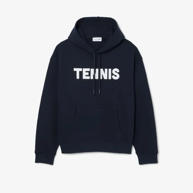 Tenis Desenli Kapüşonlu Sweatshirt