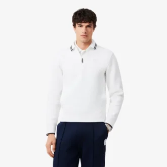 Tenis Heritage Polo Tişört Yakalı Fermuarlı Sweatshirt