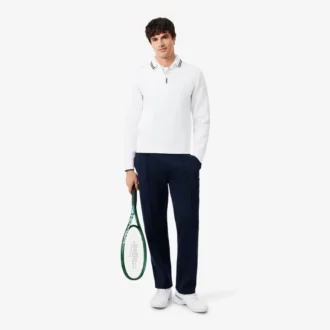 Tenis Heritage Polo Tişört Yakalı Fermuarlı Sweatshirt