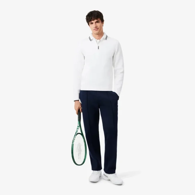 Tenis Heritage Polo Tişört Yakalı Fermuarlı Sweatshirt