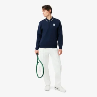 Tenis Heritage Polo Tişört Yakalı Fermuarlı Sweatshirt