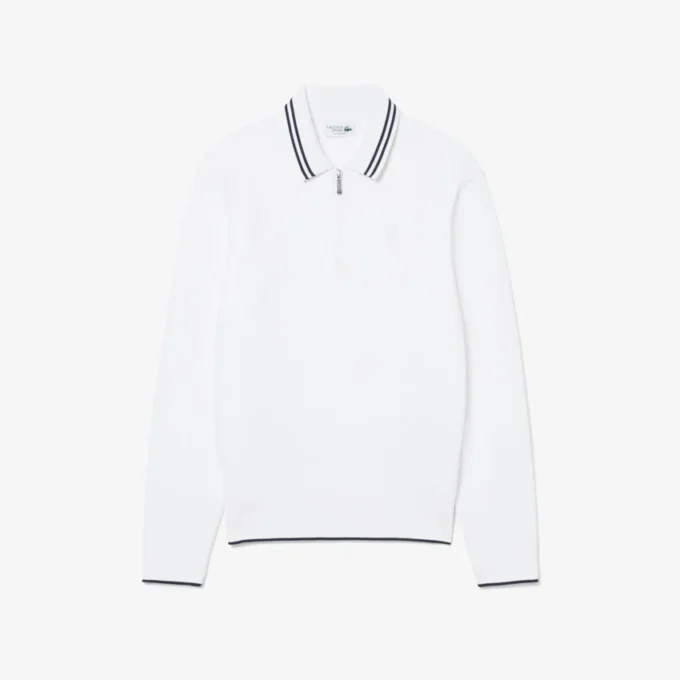Tenis Heritage Polo Tişört Yakalı Fermuarlı Sweatshirt