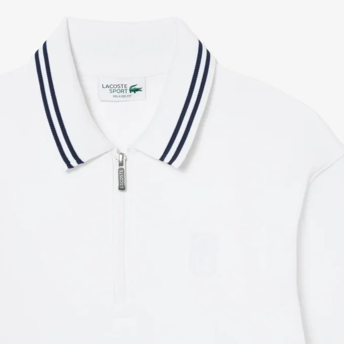Tenis Heritage Polo Tişört Yakalı Fermuarlı Sweatshirt