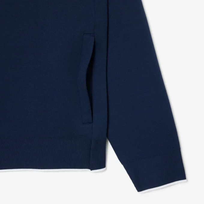 Tenis Heritage Polo Tişört Yakalı Fermuarlı Sweatshirt